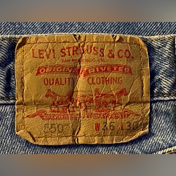 Vintage Men’s Levi 550 Jeans. 36 X 30. - Picture 2 of 12